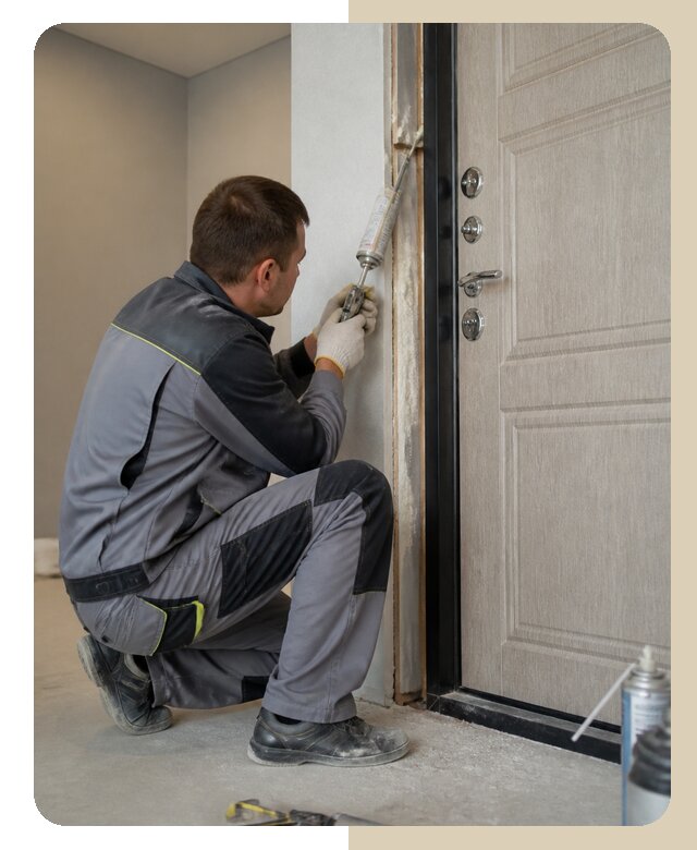 Герметизация дверного проема в Туле от 4576 р. | ДвериЛегко-Тул